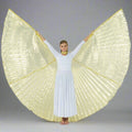 Transparent Gold Worship Angel Wing