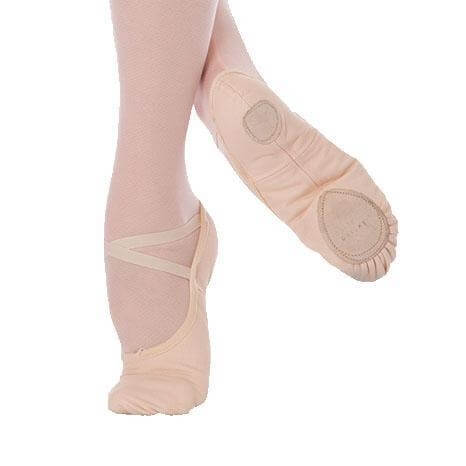Body Wrappers Angelo Luzio Wendy Total Stretch Canvas Ballet Slipper - Peach