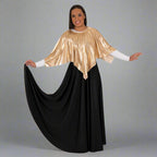 Celebration of Spirit Long full Circle Skirt Worship Dance - Black