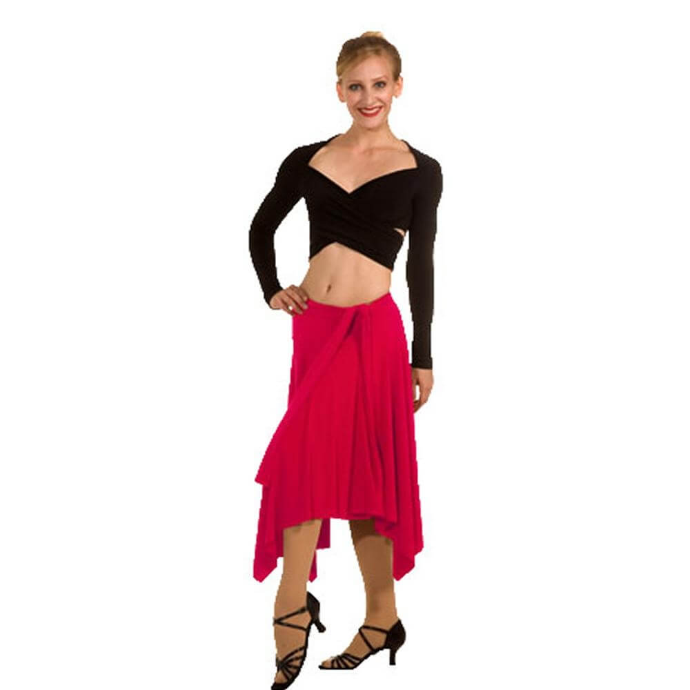 Body Wrappers Modern Movement Convertible Skirt/Dress - Scarlet