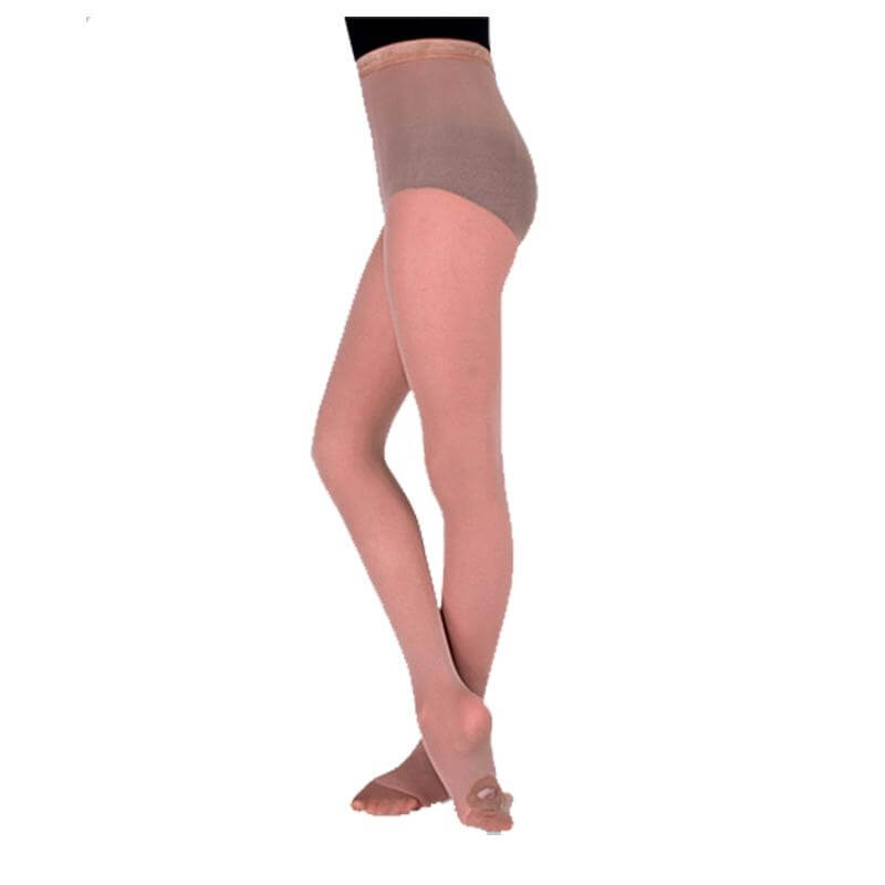 Body Wrappers totalSTRETCH Girls Convertible tights  - Jazzy Tan