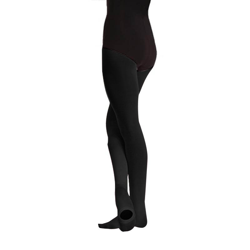 Body Wrappers Value totalSTRETCH Girls Convertible tights  - Black