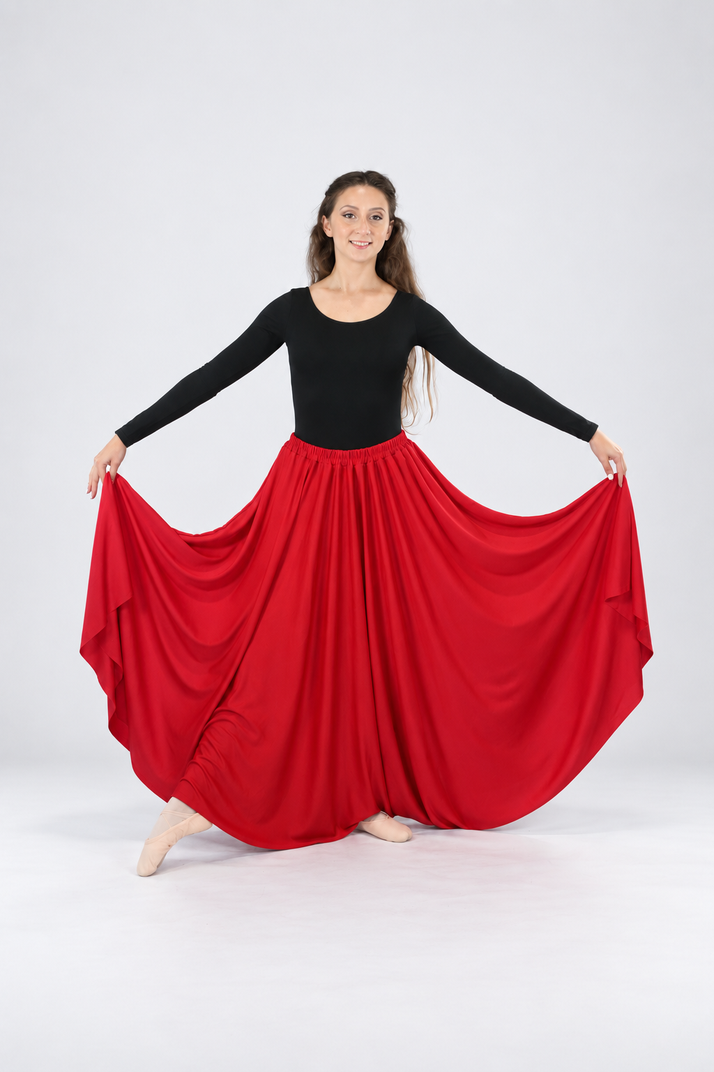 Long Full Length Dance Skirt