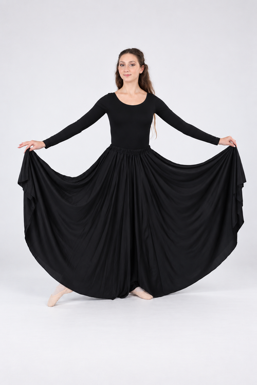 Long Full Length Dance Skirt