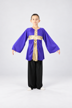 Girls' Cross-Panel Long-Sleeve Praise Dance Top