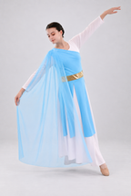 Flowing Elegant Asymmetrical Dance Tunic