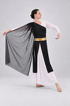 Flowing Elegant Asymmetrical Dance Tunic