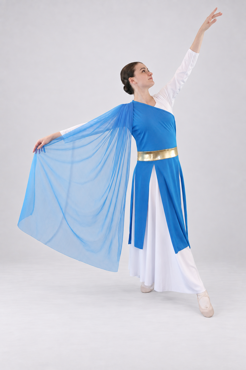 Flowing Elegant Asymmetrical Dance Tunic