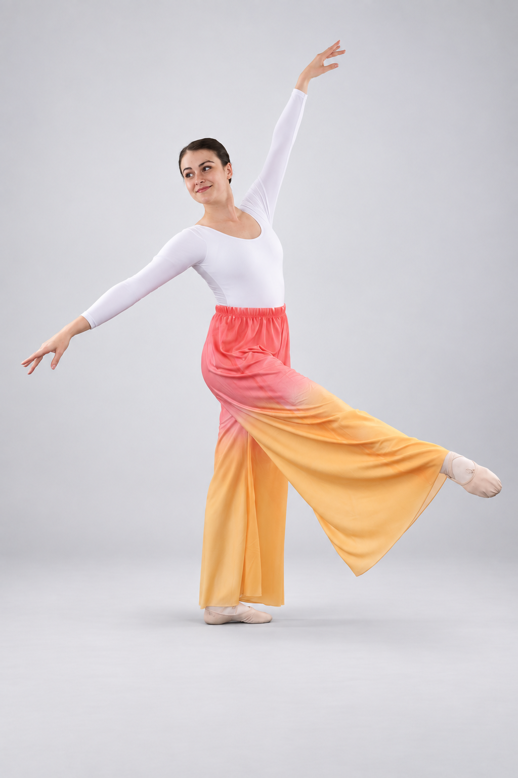 Watercolor Wide Leg Dance Pants