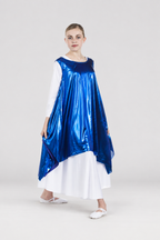 Child Metallic Sleeveless Tunic Tank Pullover (dress not included)