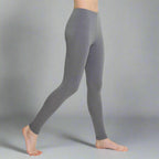 Danzcue Suede Supplex Classic Legging - Heather Gray