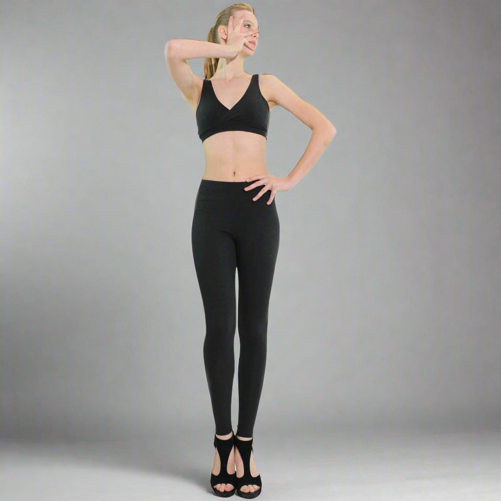 Danzcue Suede Supplex Classic Legging
