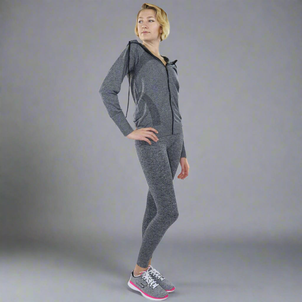 Fitcue Women's Full Zip Workout Hoodie