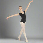 Danzcue Child Cotton Short Sleeve Ballet Cut Leotard