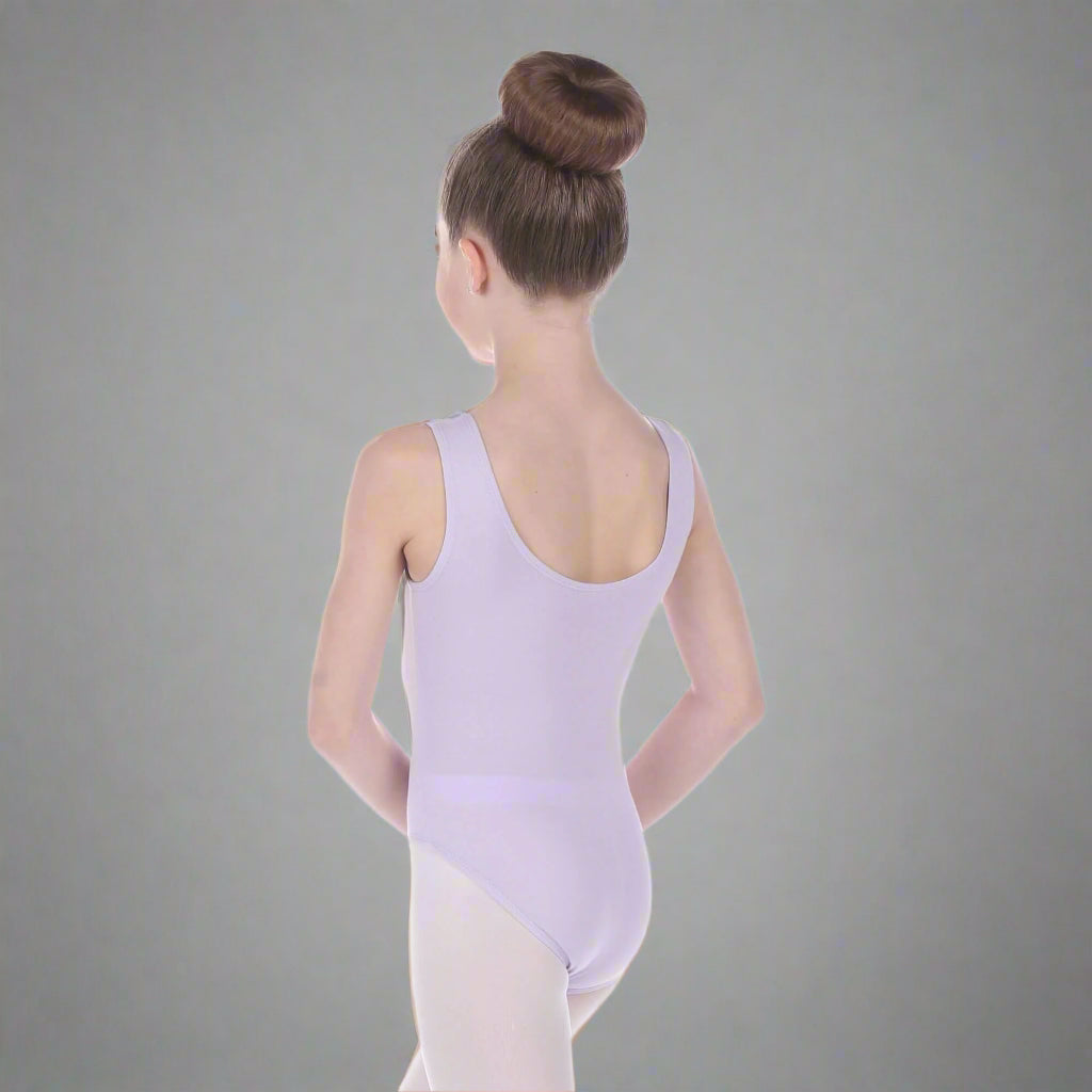 Danzcue Child Cotton Tank Ballet Cut Leotard - Lilac
