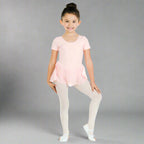 DANZCUE Tank Sleeve Skirted Leotard - Pink