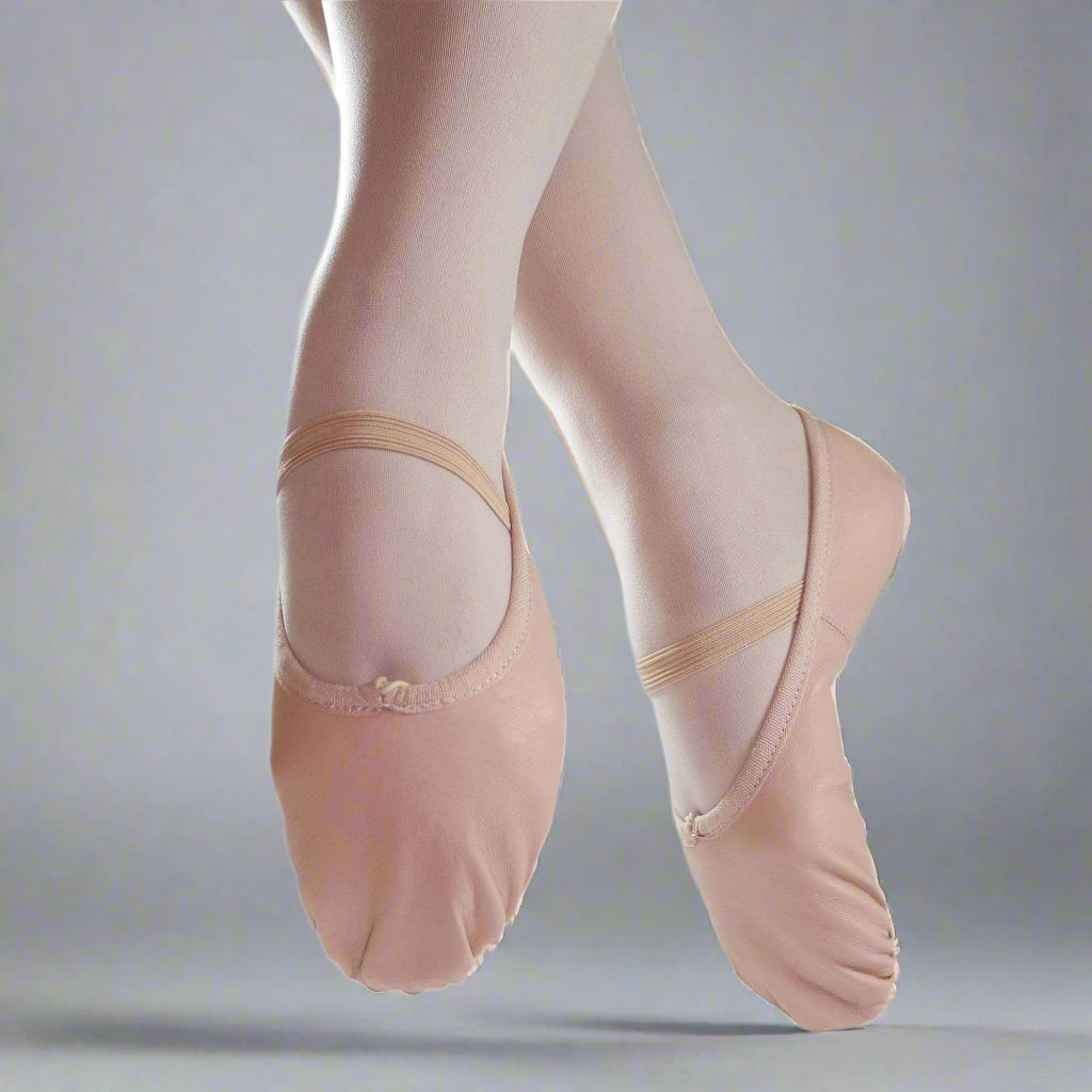 Danzcue Adult Full Sole Leather Ballet Slipper