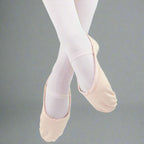 Danzcue Adult Full Sole Canvas Ballet Slipper - Pink