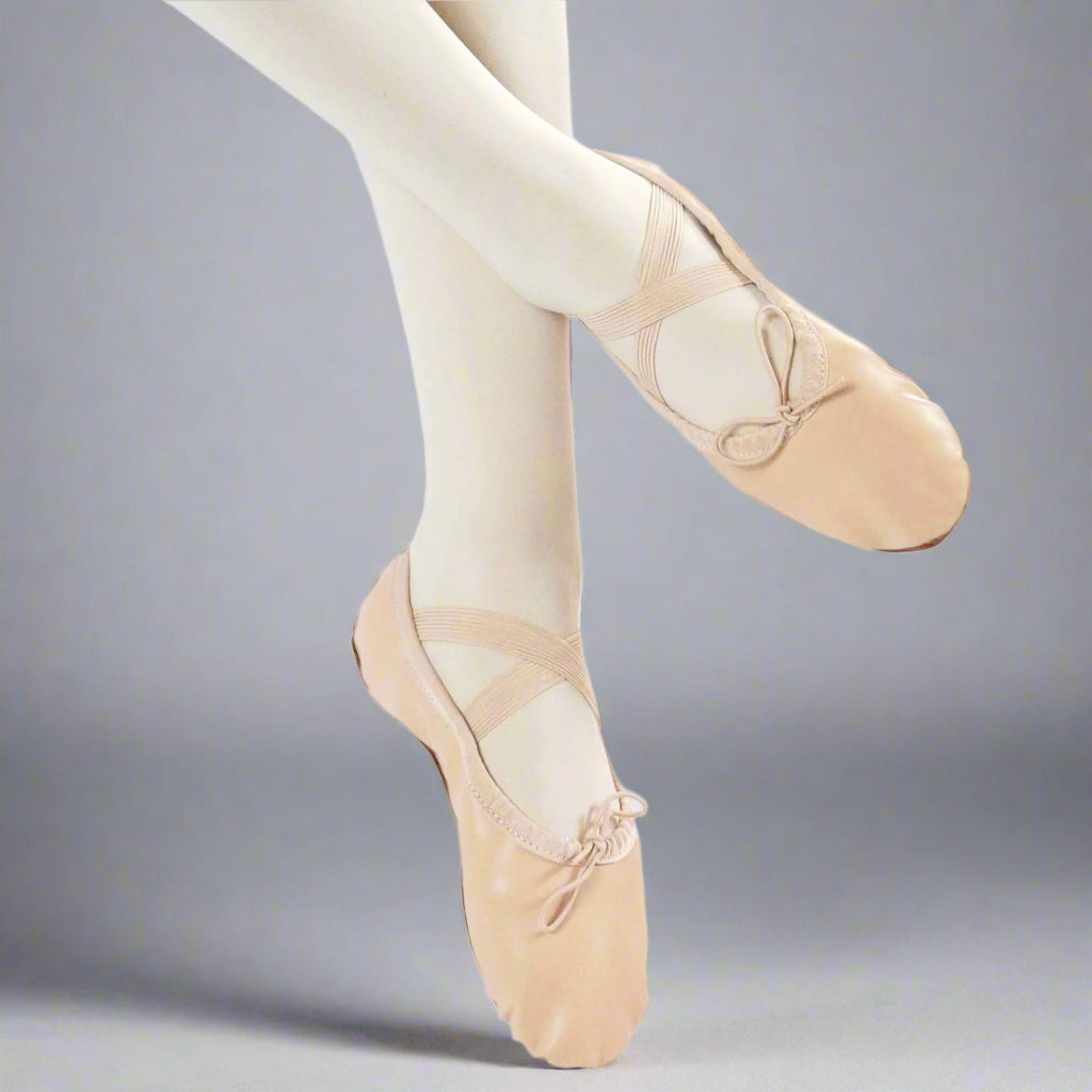 Danzcue Child Split Sole Leather Ballet Dance Slipper