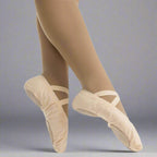 Danzcue Child Canvas Pro Elastic Split Sole Ballet Slipper
