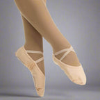 Danzcue Adult Canvas Stretch Ballet Slipper - Pink