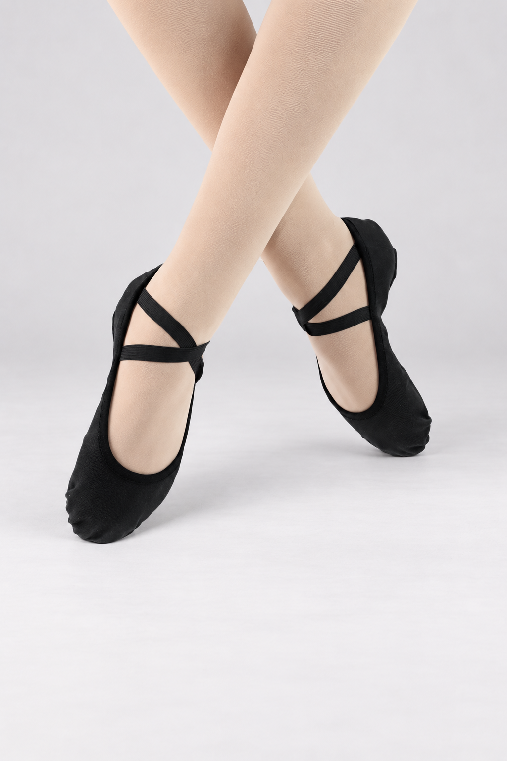 Stretch Canvas Split Sole Ballet Slipper