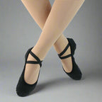Danzcue Stretch Canvas Split Sole Ballet Slipper