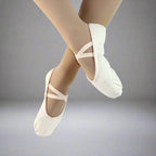 Danzcue Ballet Slipper Women's Canvas Split Sole Ballet Shoes - Ballet Pink