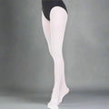 Danzcue Women's Ultrasoft Stretch Convertible Tights - White