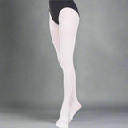 Danzcue Women's Ultrasoft Stretch Convertible Tights - White