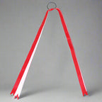 Danzcue Basics 0.6" Solid Hair Ribbon - Scarlet/White
