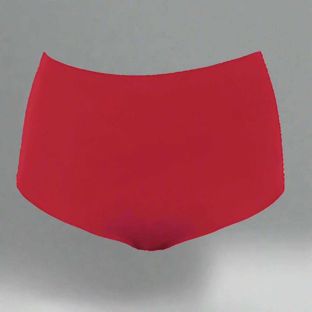 Danzcue Girls' Turtleneck Sportswear Cheer Brief - Scarlet