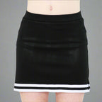 Danzcue Child A-Line Cheerleading Skirt - Black/White