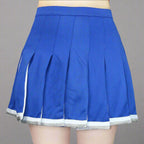 Danzcue Adult Cheerleading Pleated Skirt - Royal/White