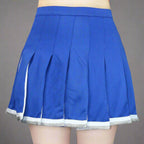Danzcue Child Cheerleading Pleated Skirt - Royal/White