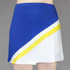 Danzcue Child A-Line Cheerleading Knit Pleat Skirt - Royal/White