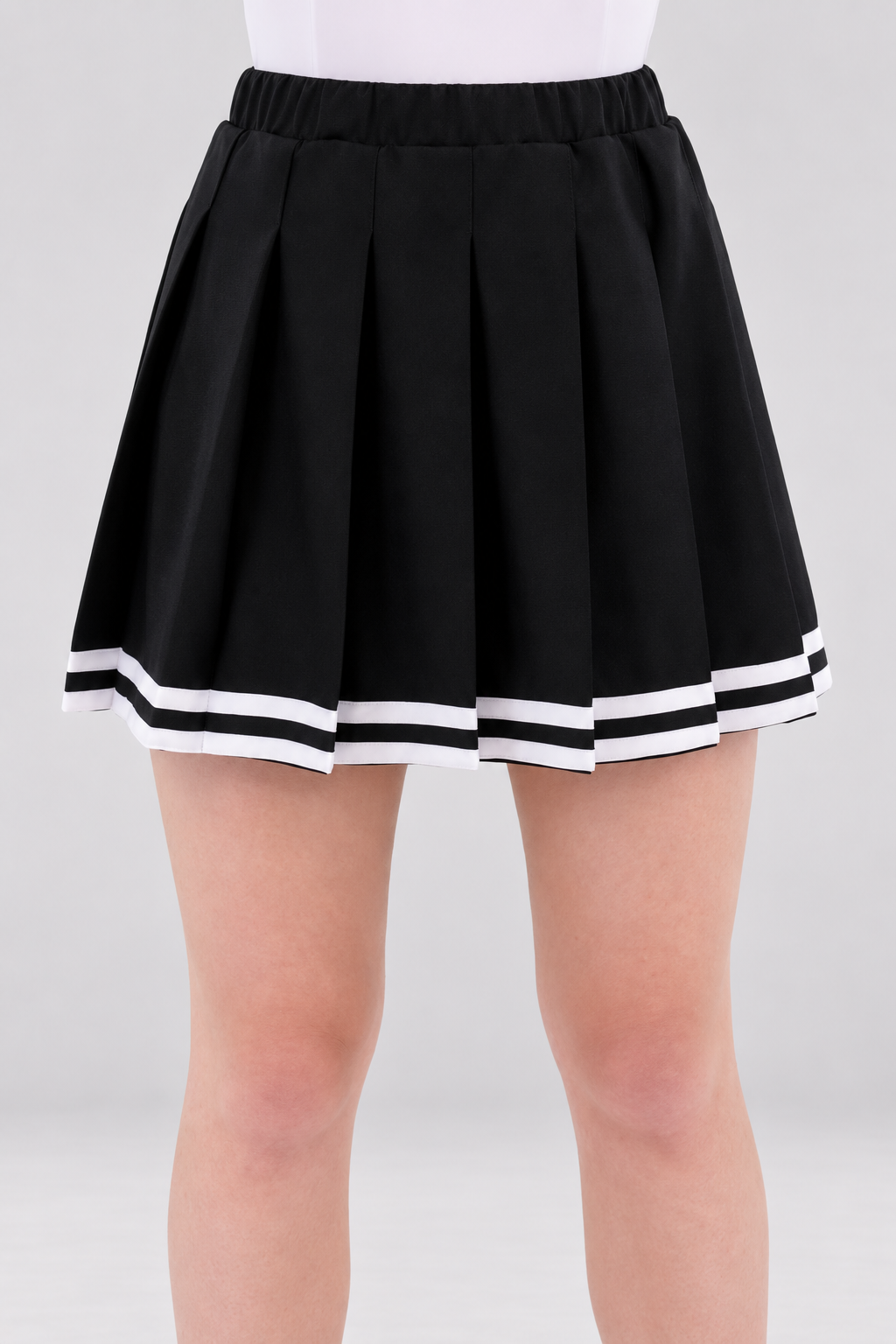 Adult Knit Pleat Cheerleading Uniform Skirt