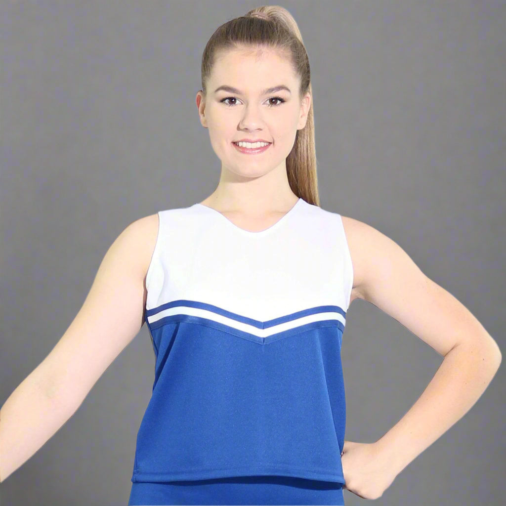 Danzcue Adult V-Neck Cheerleaders Uniform  Shell Top