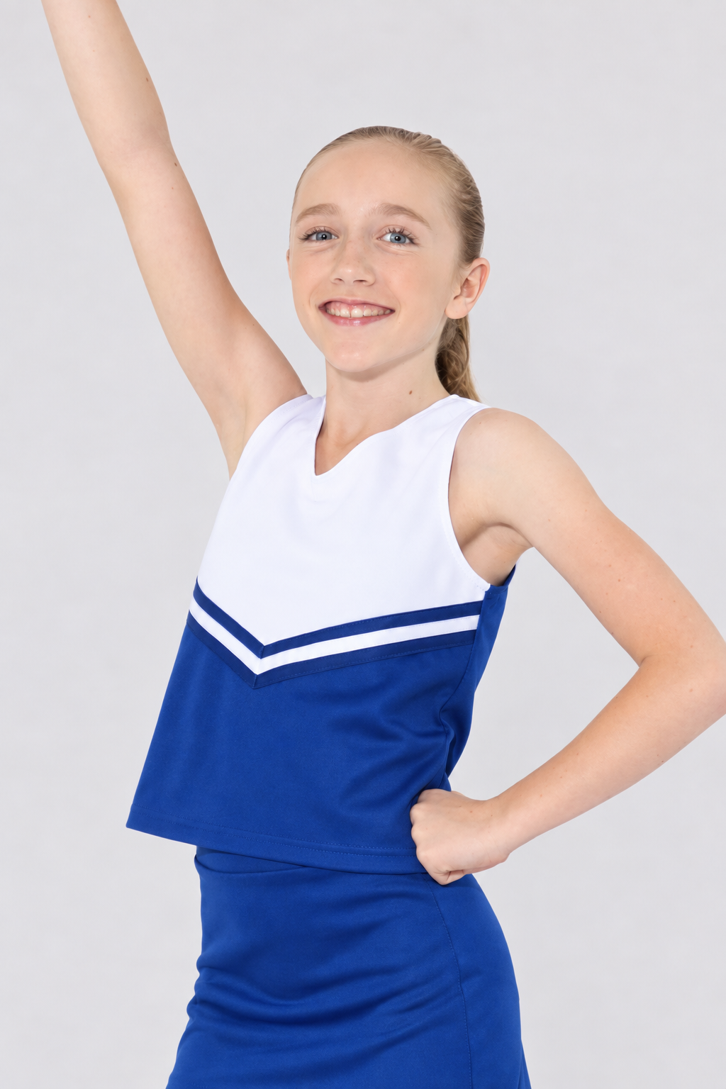 Child V-Neck Cheerleaders Uniform Shell Top