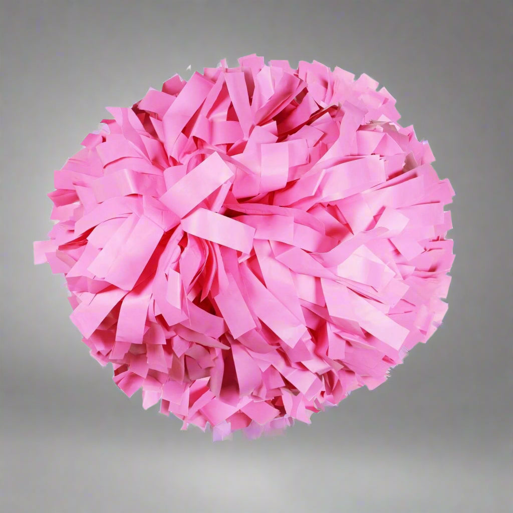 Danzcue 1 Pair 6" Baton Handle Plastic Cheerleading Pom Pom