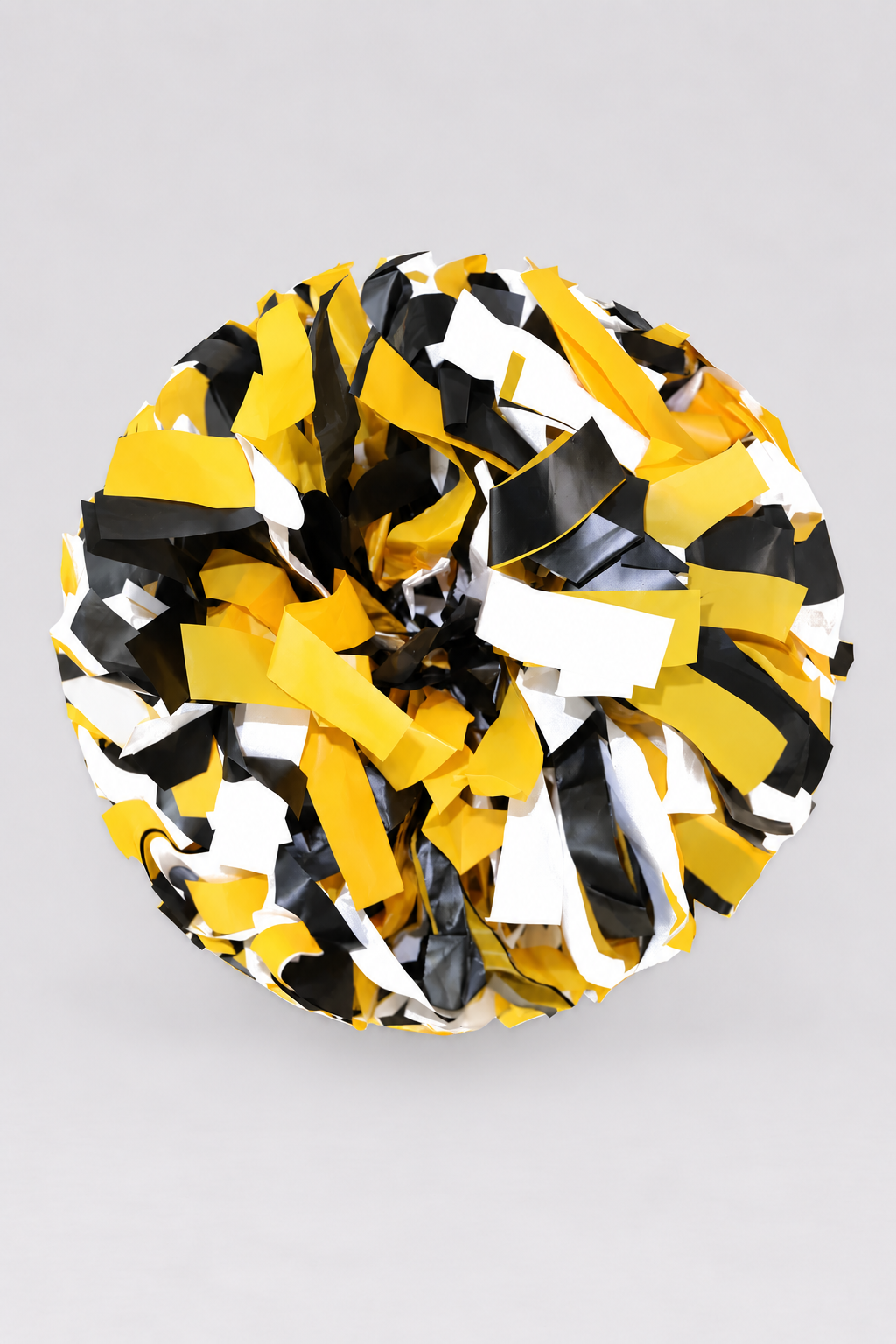 Tri-Color Plastic Cheer Hand Pom Pom