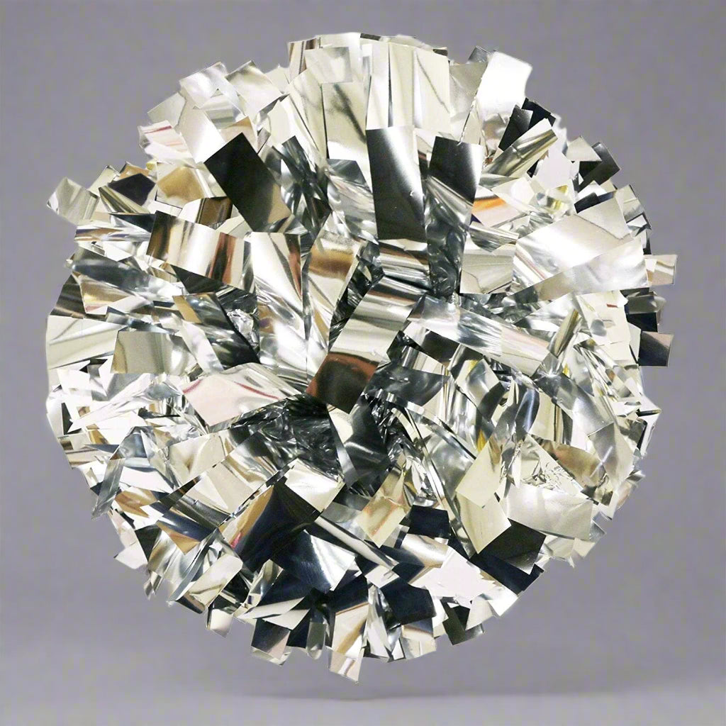 Shiny Metallic Flake Cheer Pom Pom