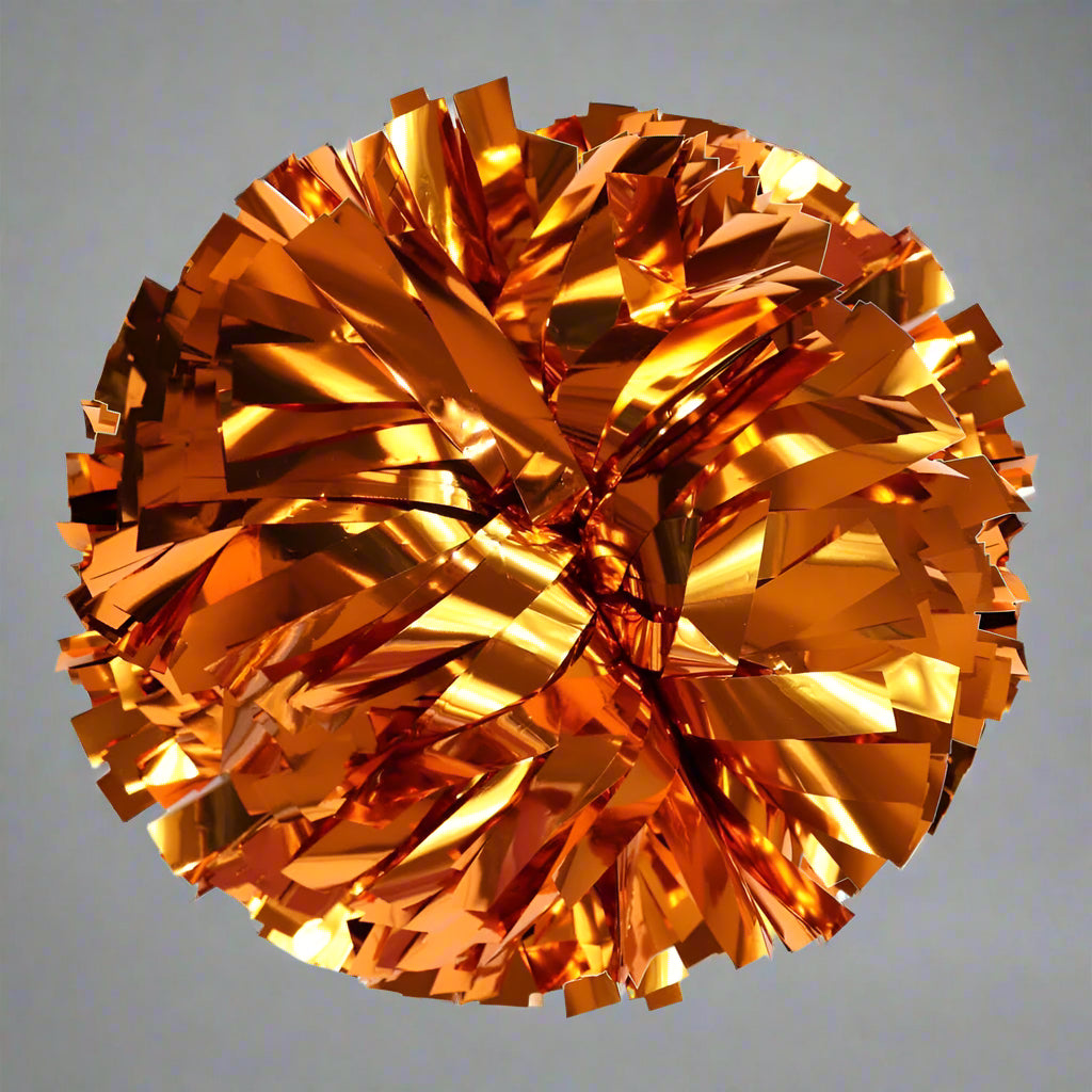Shiny Metallic Flake Cheer Pom Pom