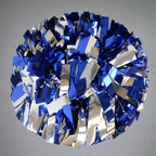 Danzcue 1 Pair 6" Baton Handle Metallic Cheerleading Pom Pom