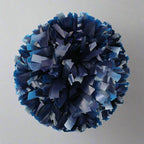 Danzcue 1 Pair 6" Baton Handle Metallic Cheerleading Pom Pom