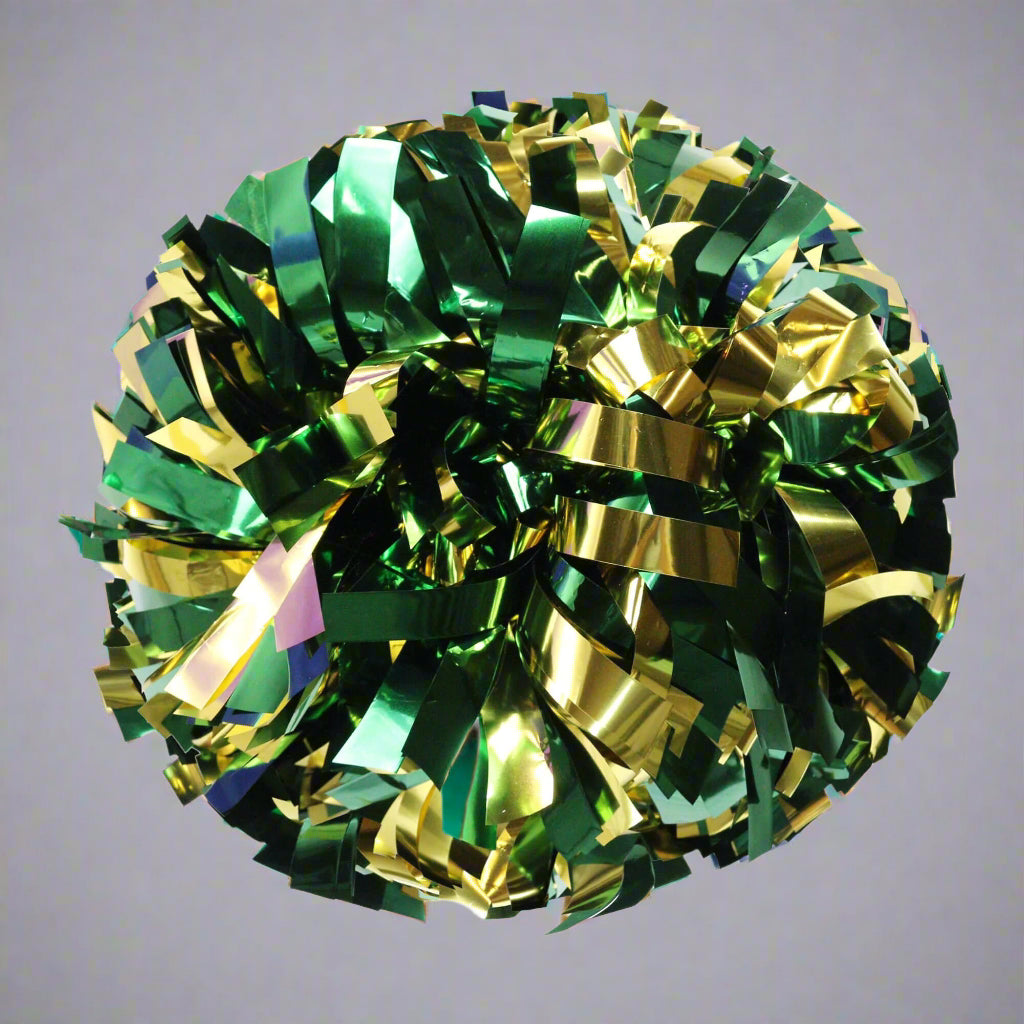 Shiny Dual Foil Cheer Performance Pom Pom