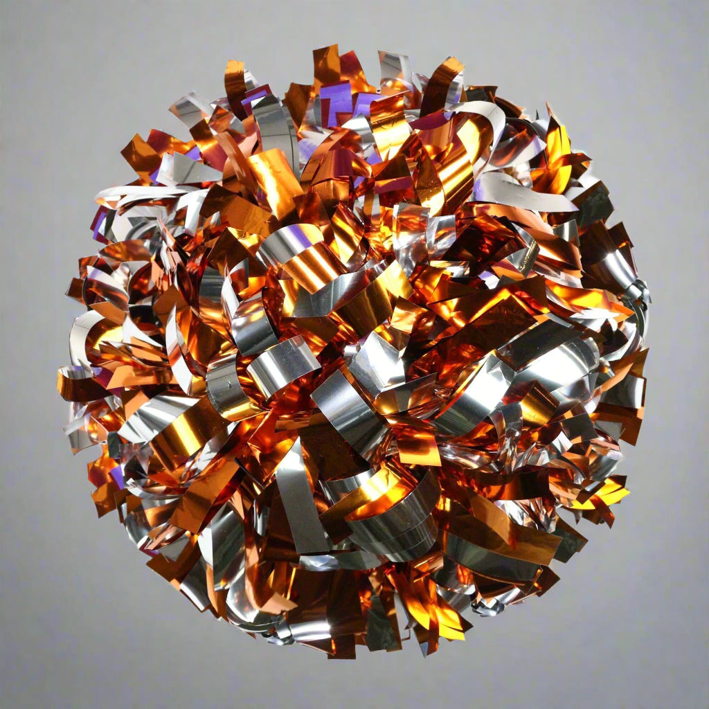 Shiny Dual Foil Cheer Performance Pom Pom