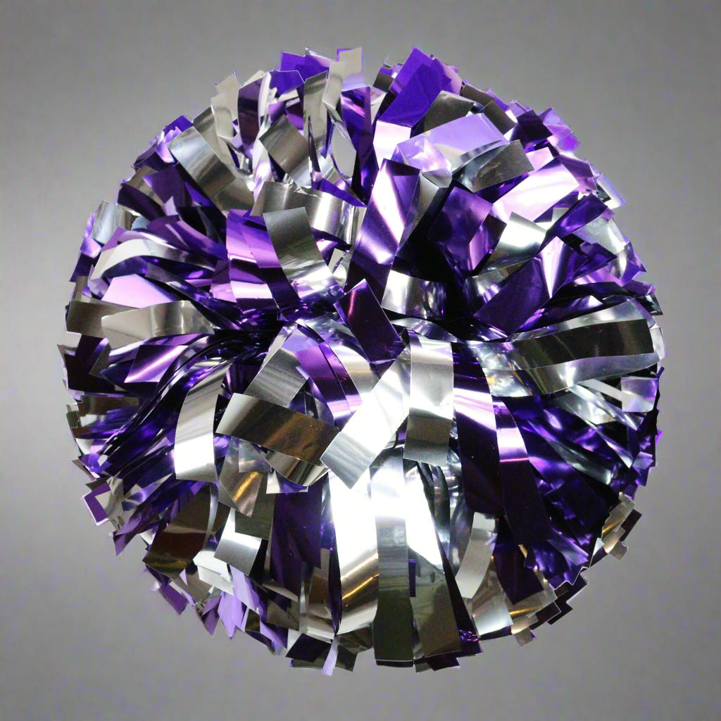Shiny Dual Foil Cheer Performance Pom Pom
