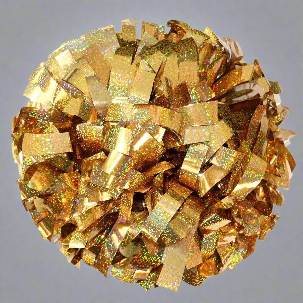 Shiny Dual Foil Cheer Performance Pom Pom