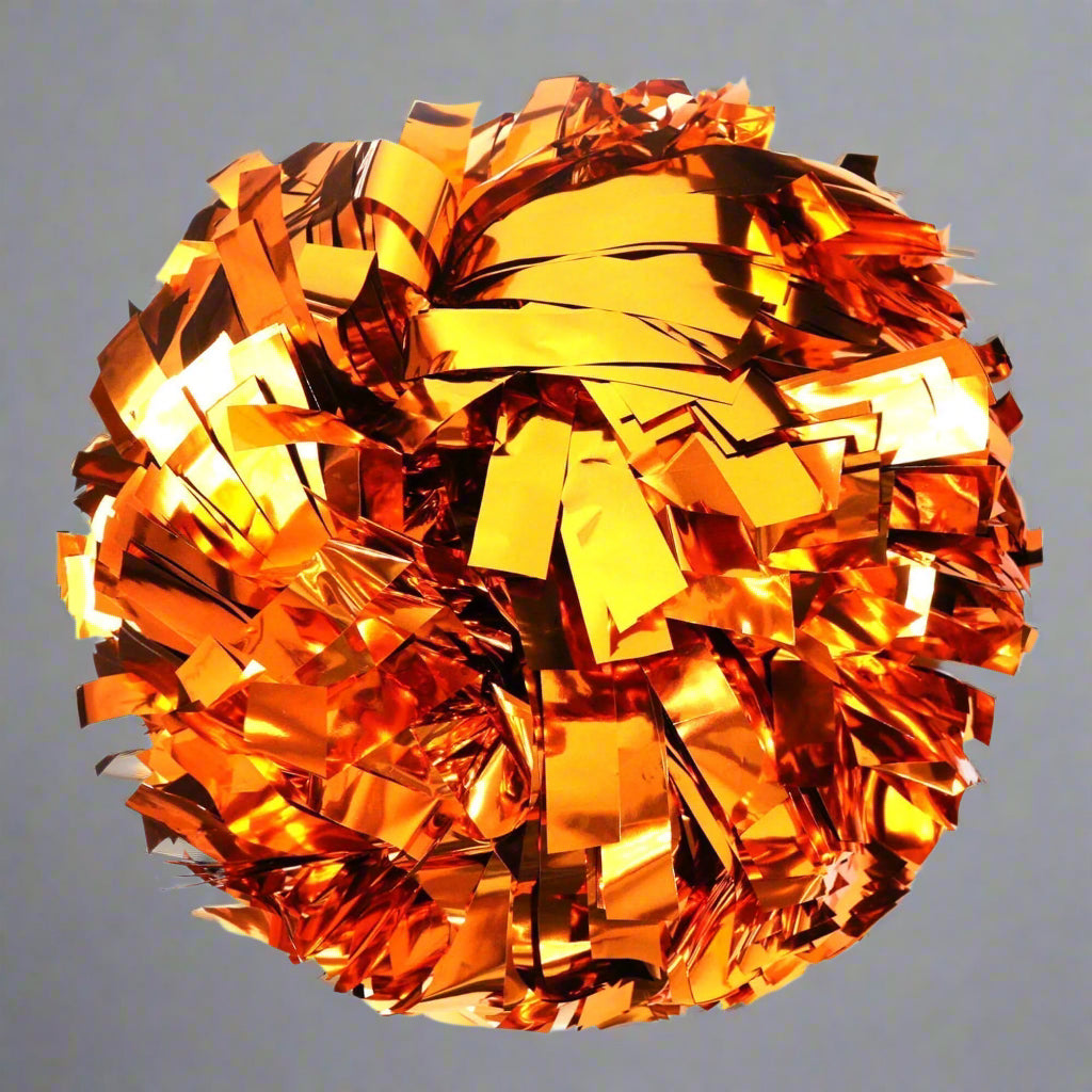 Shiny Dual Foil Cheer Performance Pom Pom
